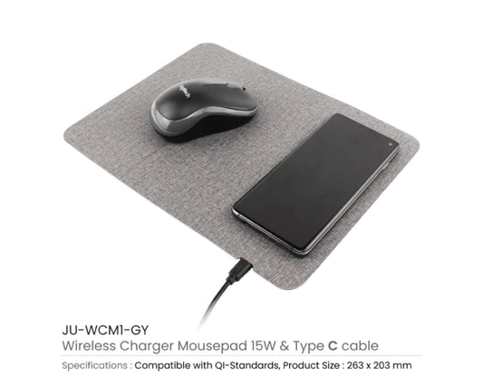 Cork Mousepad Wireless Charging