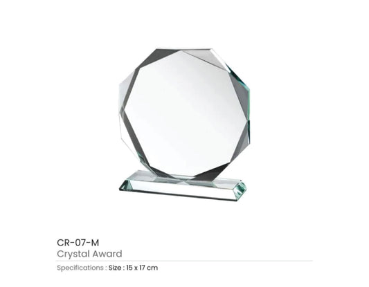 Round Crystal Award