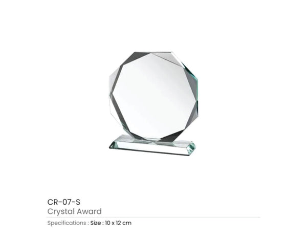 Round Crystal Award