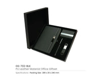PU Leather Gift Set - Blue