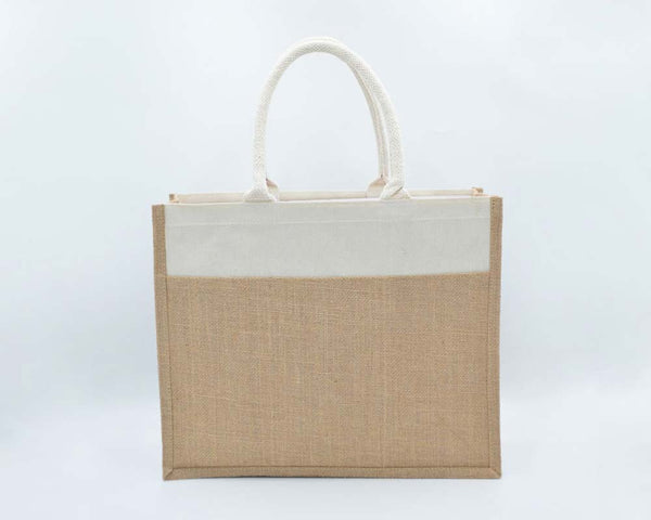Jute/Canvas Bags (Multicolor) - Brown