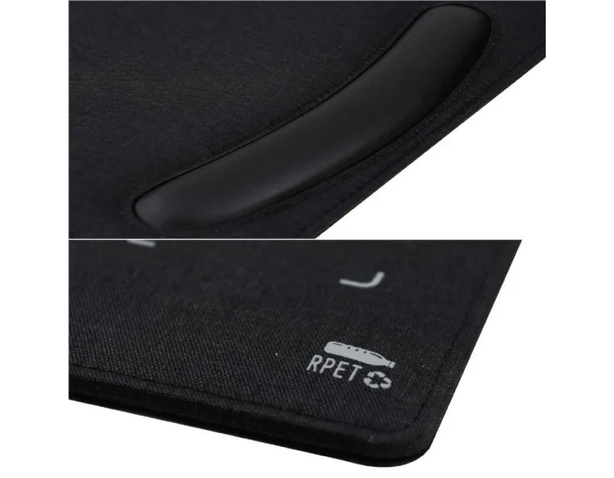 RPET Mousepad Handrest & Wireless Charging - view 2