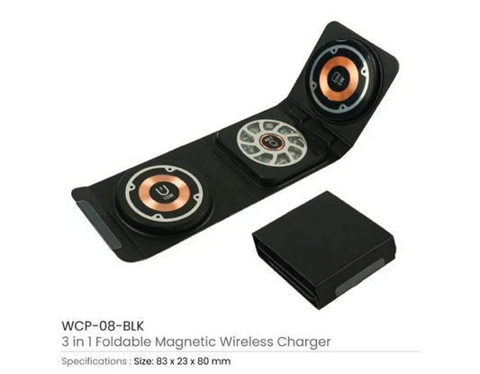 PU Leather Portable Wireless Charger