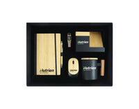 Bamboo Pen Holder with Wireless Charger - view 5
