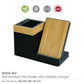 Bamboo Pen Holder with Wireless Charger