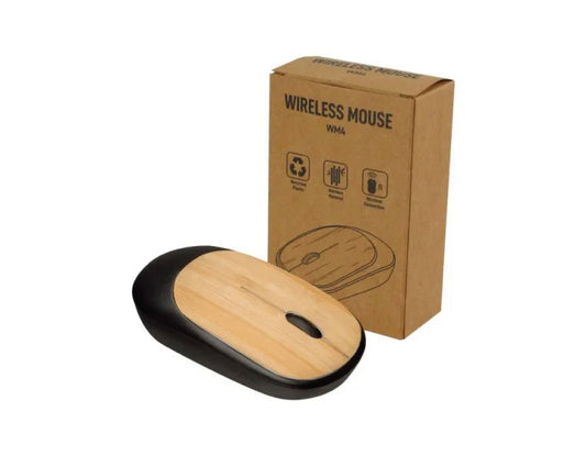 Wireless Mouse with Touch of Bamboo