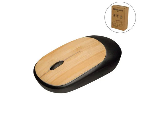 Wireless Mouse with Touch of Bamboo