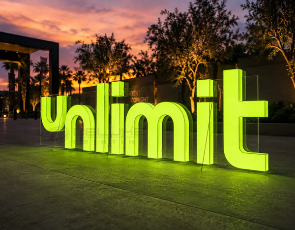Acrylic Self Standing Letters