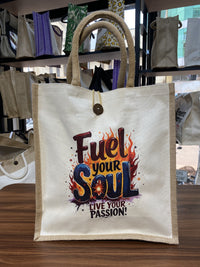 Jute/Canvas Bag 30x26x15