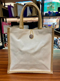 Jute/Canvas Bag 30x26x15