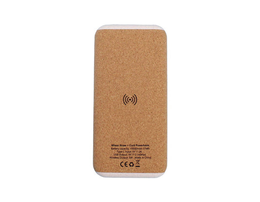 Teho Wheat Straw + Cork Power Bank