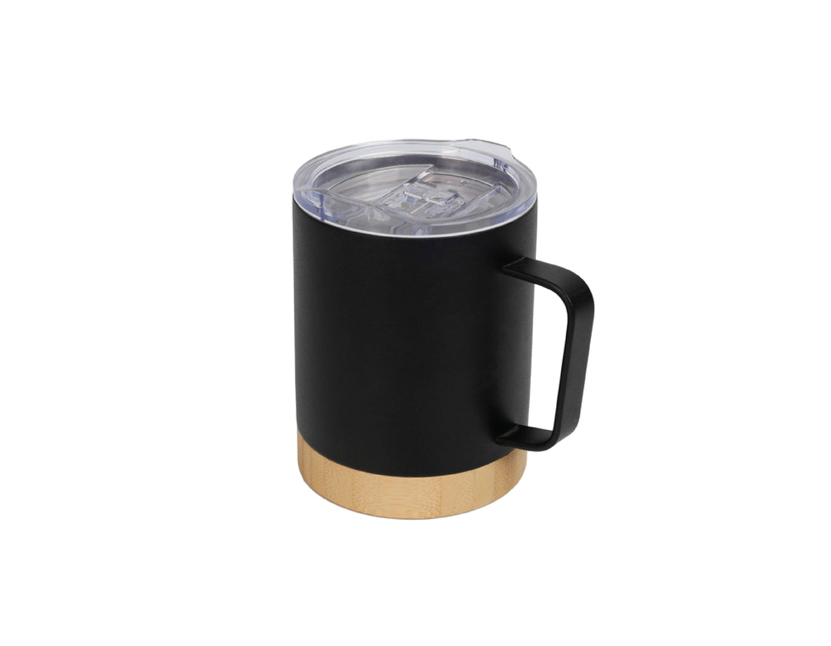 Hydro bamboo Base Stainless Steel Mug - view 8