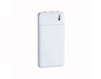 Burly Dual USB Power Bank, White
