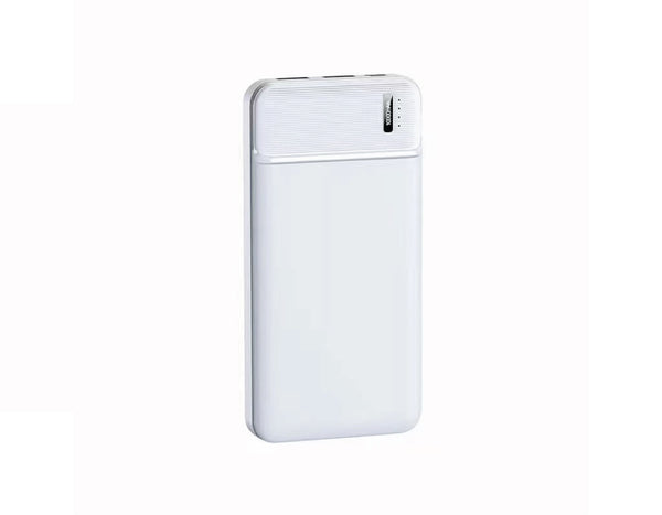 Burly Dual USB Power Bank, White