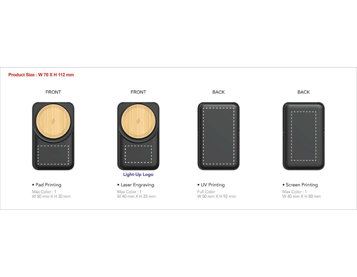 Muscly Magnetic Wireless Power Bank - view 2