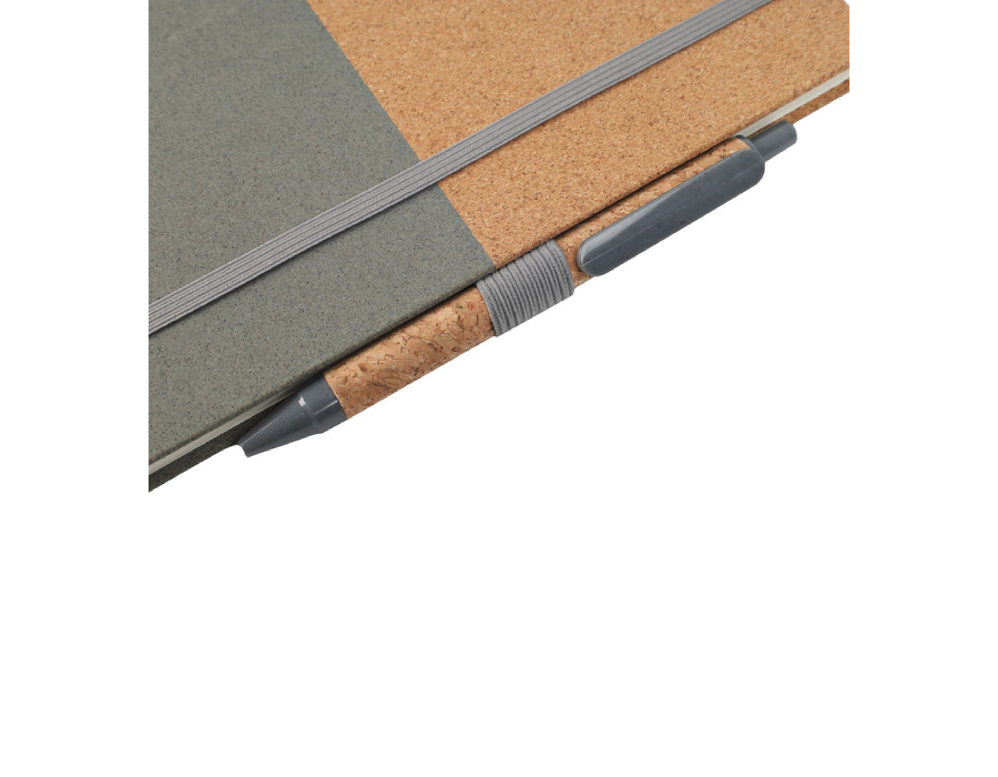 Almanac Cork Notebook & Pen Set, Grey