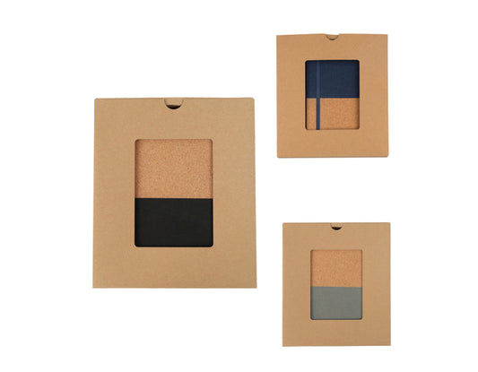 Almanac Cork Notebook & Pen Set, Grey
