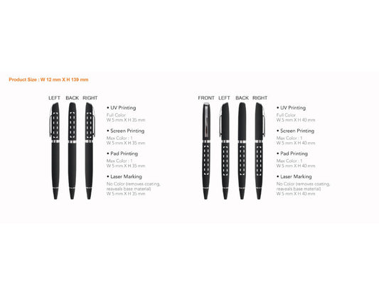 Tomes Metal Ball Pen, Grey