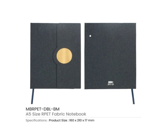 RPET Fabric Hard Cover Notebook