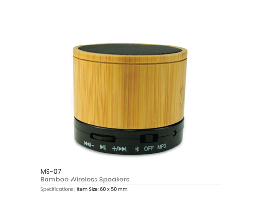 Bamboo Bluetooth Speaker