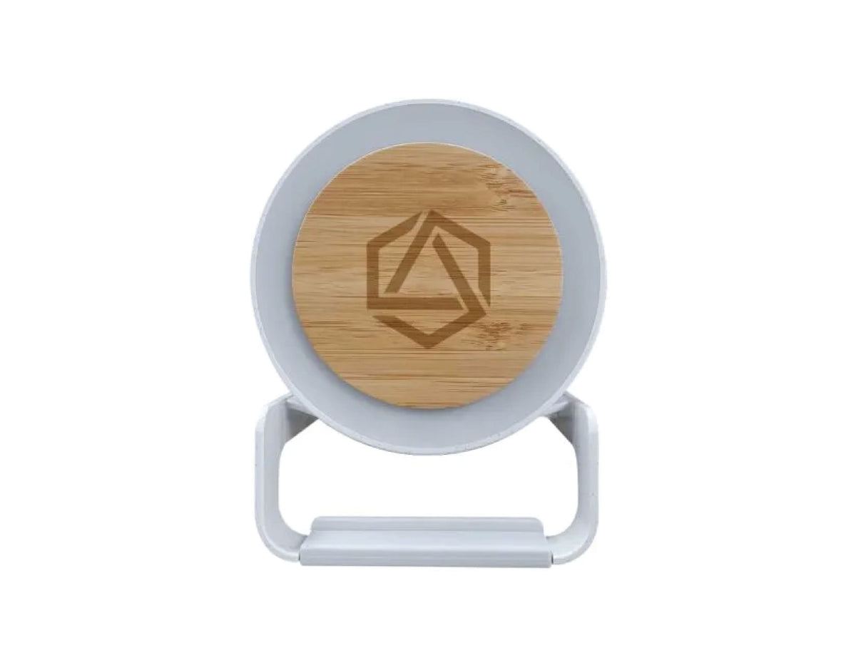 Wheat Straw Bamboo BT Speaker Wireless Charging - view 2