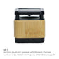 Bamboo BT Speaker 15 W Wireless Charger