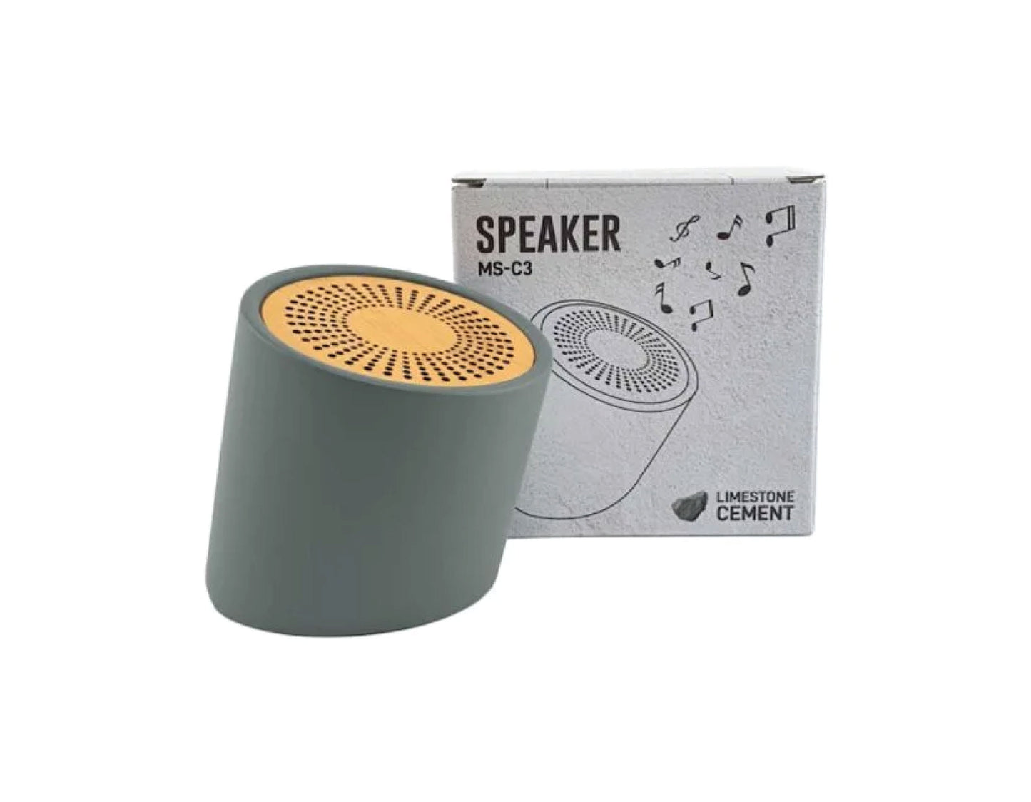 BT Speaker Bamboo & Limestone