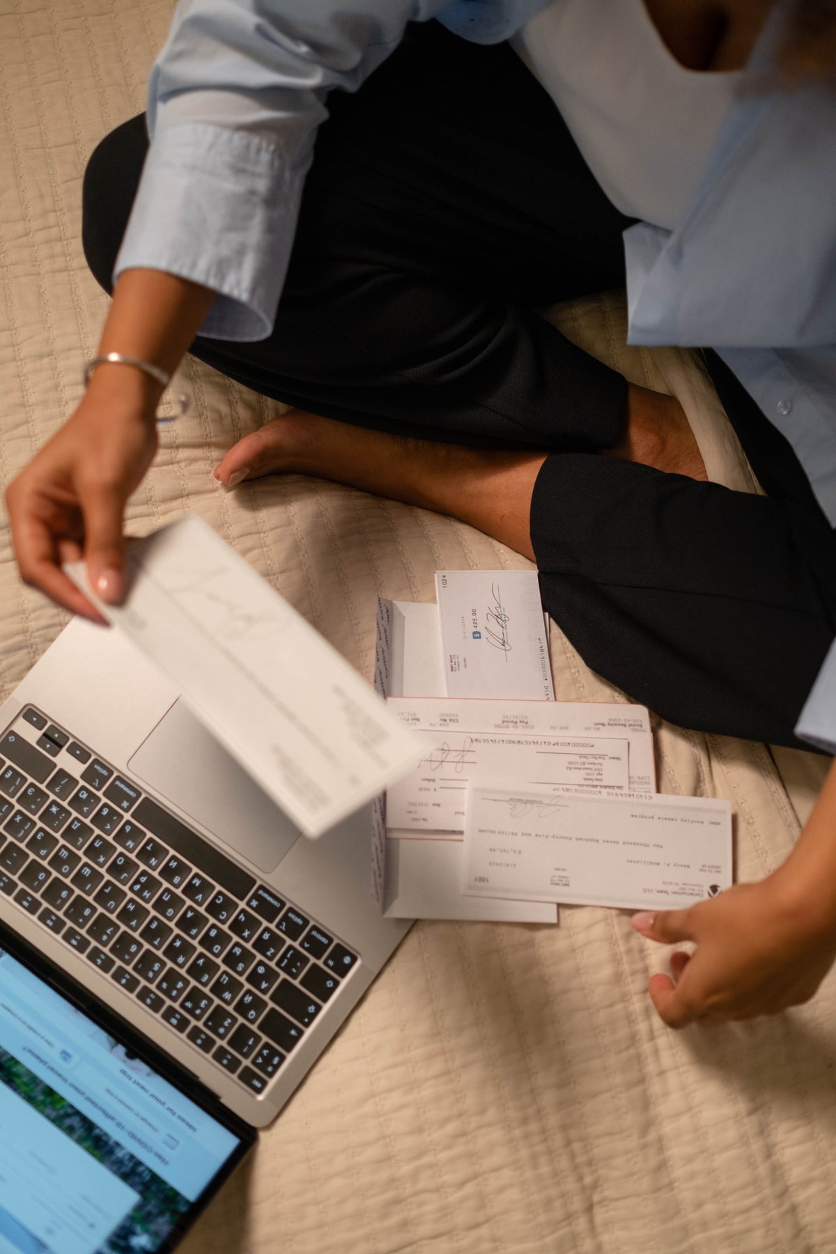 Oversized presentation cheque