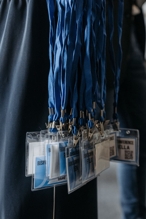 ID card with lanyard