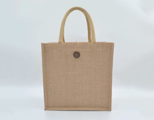 Jute Natural With Button