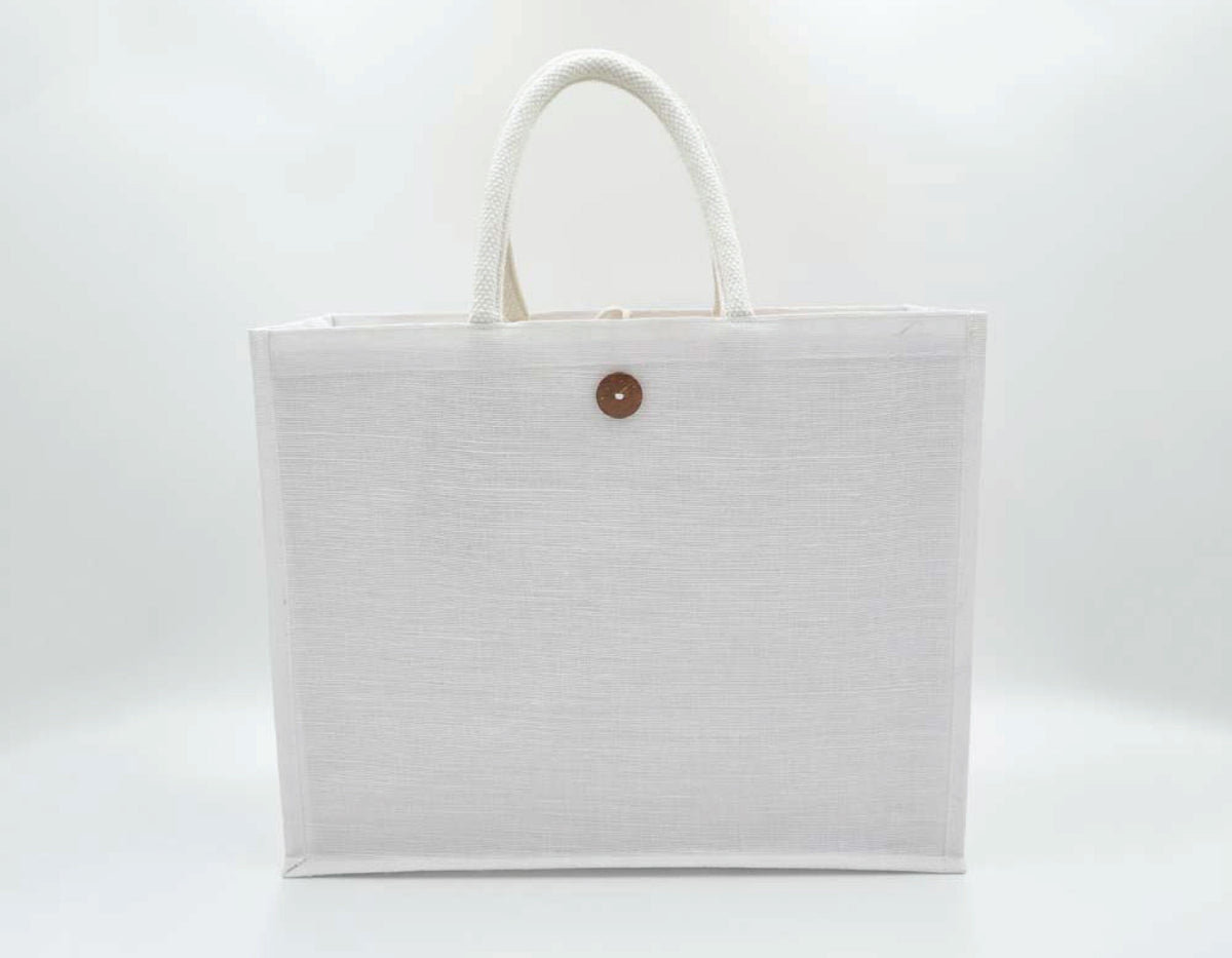 Juco White with Button - 30 X 30 X 15