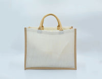 Jute Natural Bag - 14 X 33 X 15 - White