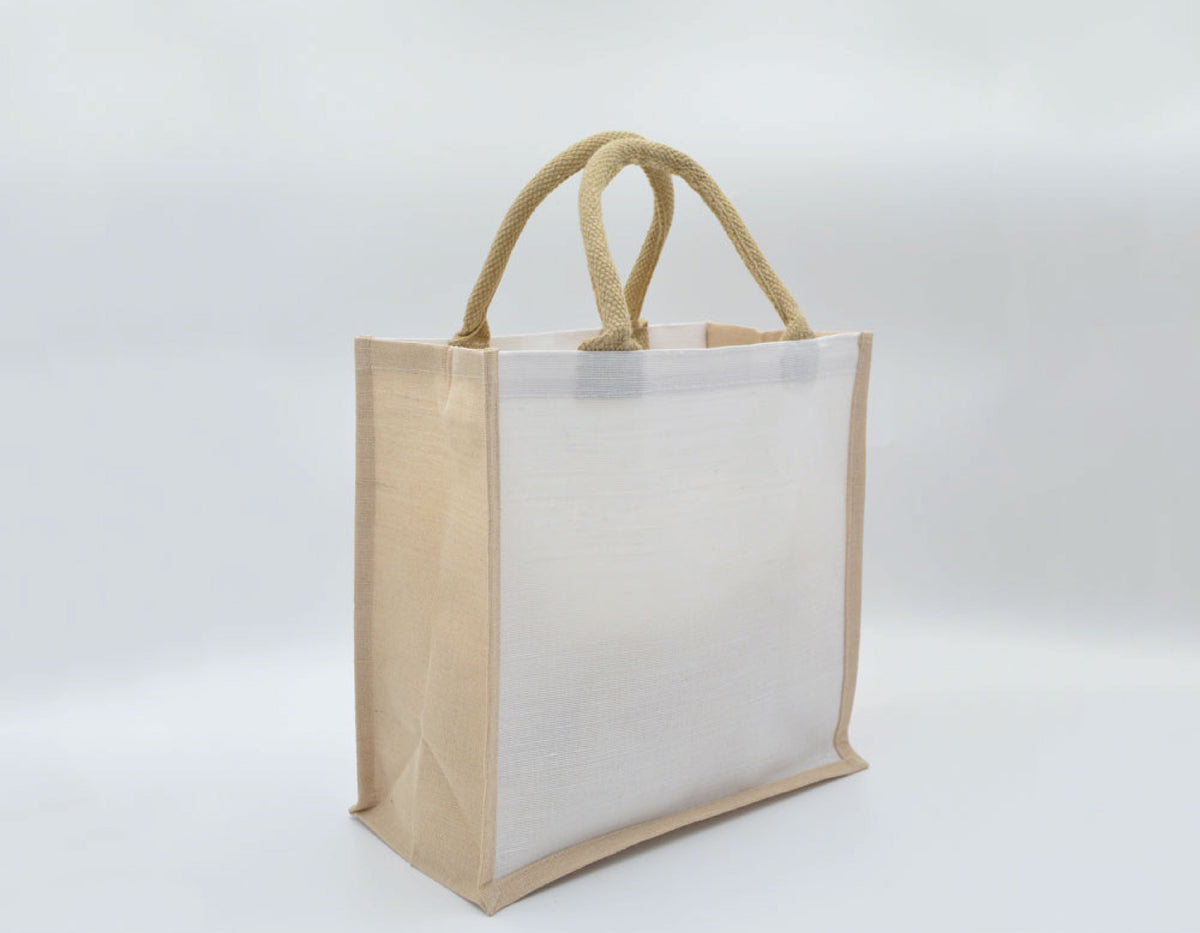 Juco Natural Bag - Beige - 41 X 33 X 15