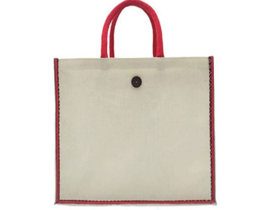 JUTE/CANVAS BAGS WITH PRINT