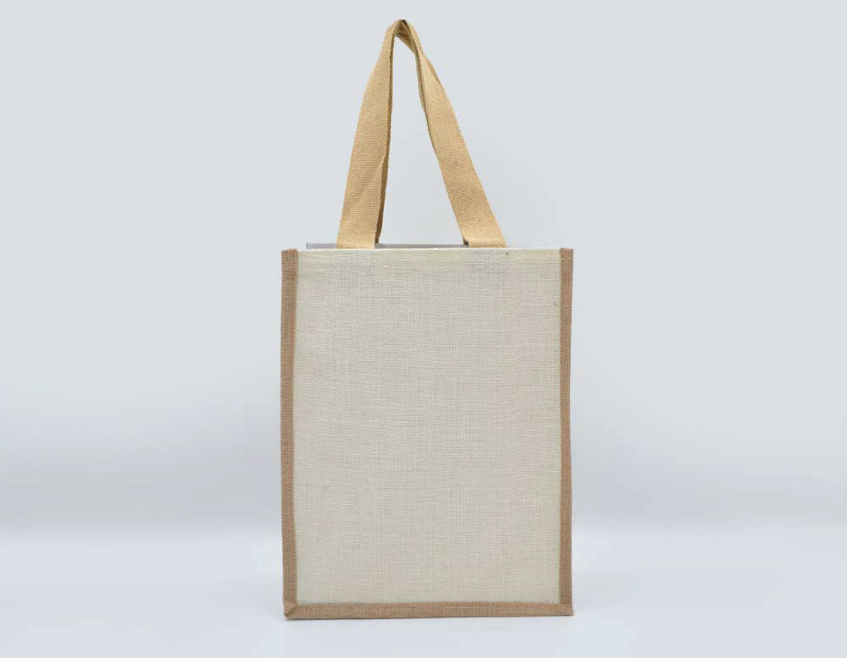 Jute/Canvas Bags (Assorted Sizes) - 31 X 19 X 14 - Black