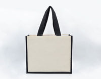 Jute/Canvas Bags (Multicolor) - Beige