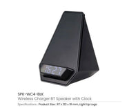 Multi-Function Wireless Charger BT Speaker Alarm Clock