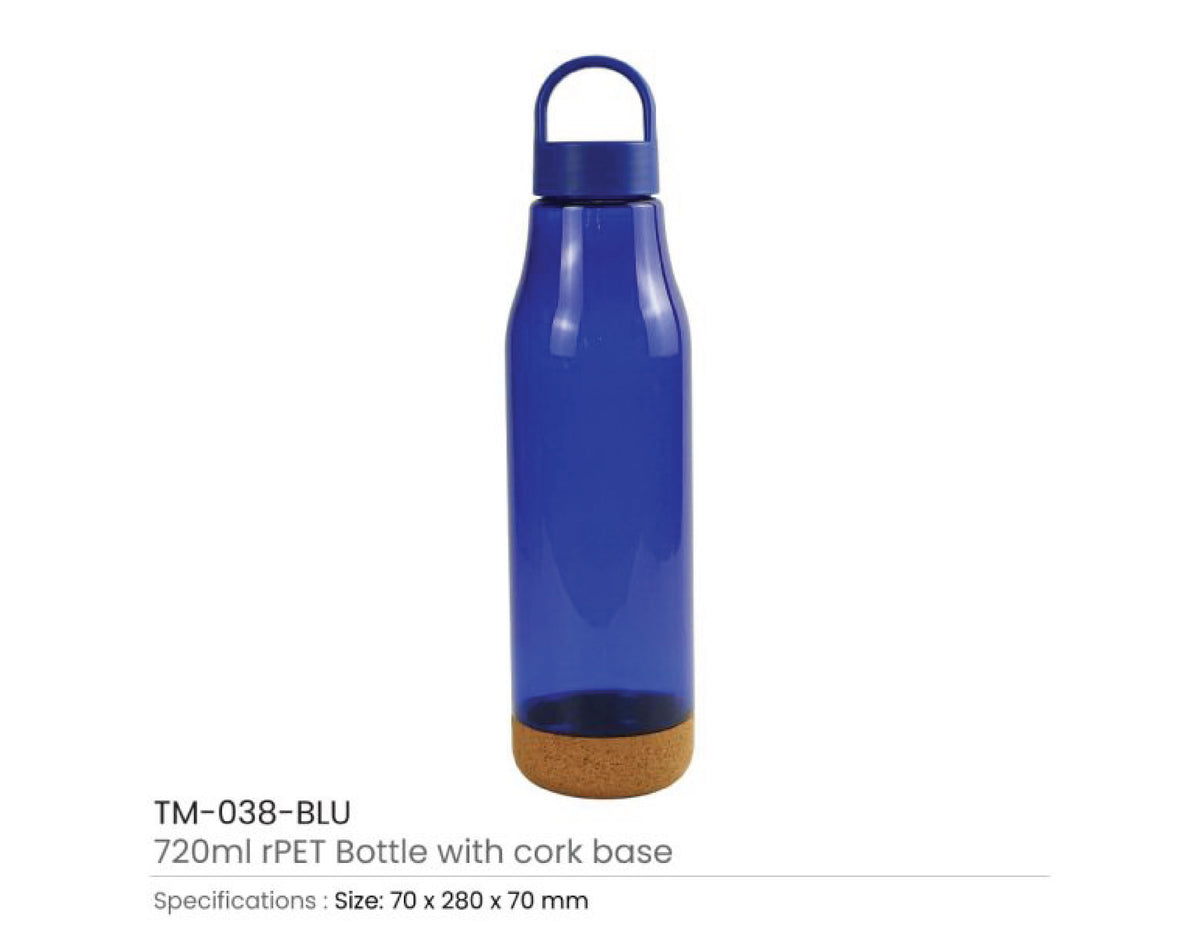 RPET Bottle w/ Cork Base - view 6