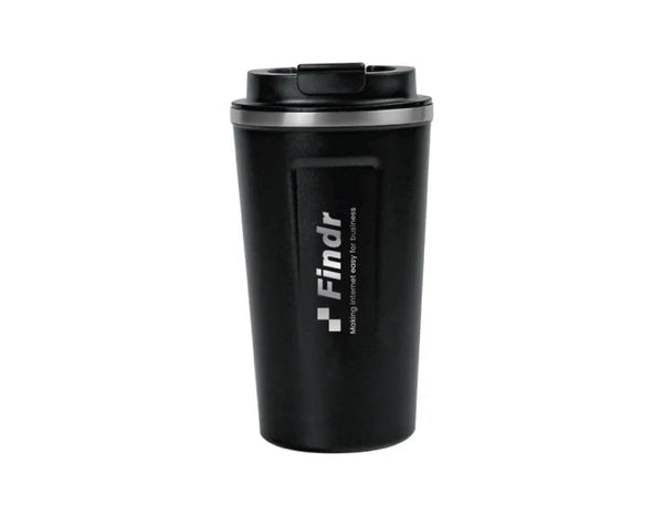 Flip-top SS Tumbler LED Temp Display