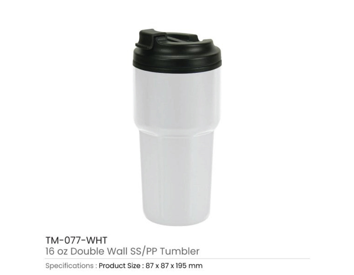 Double Wall SS Bottle 473ml - Black