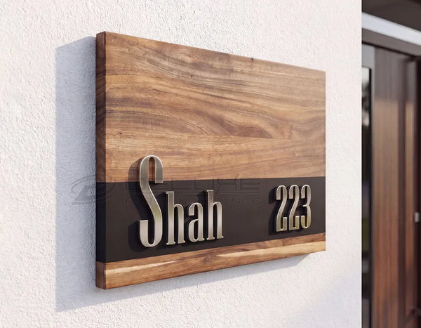 Wooden Name Plates
