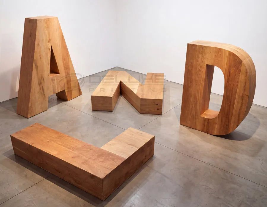 Wooden Self Standing Letters